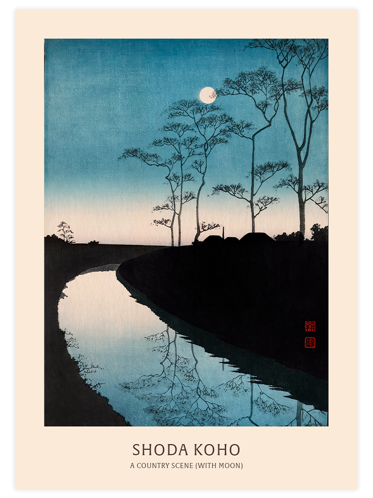 Koho Shoda A Country Scene - Art Print