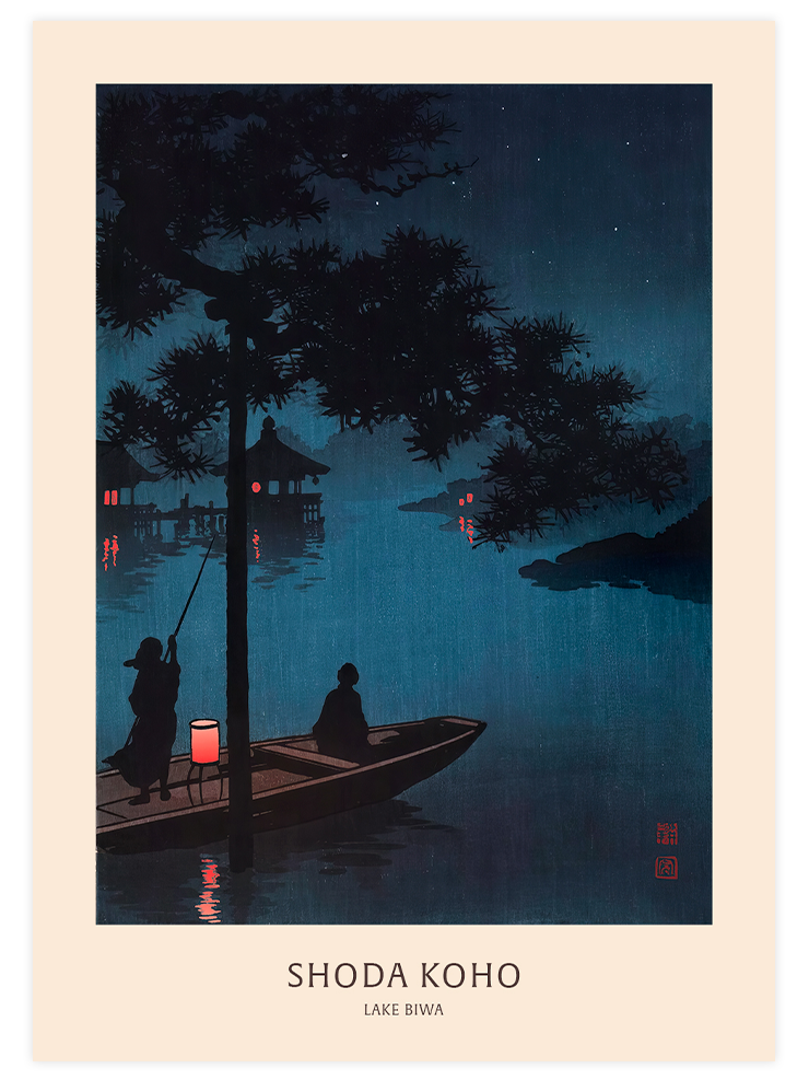 Koho Shoda Lake Biwa - Art Print Ürün ana görseli