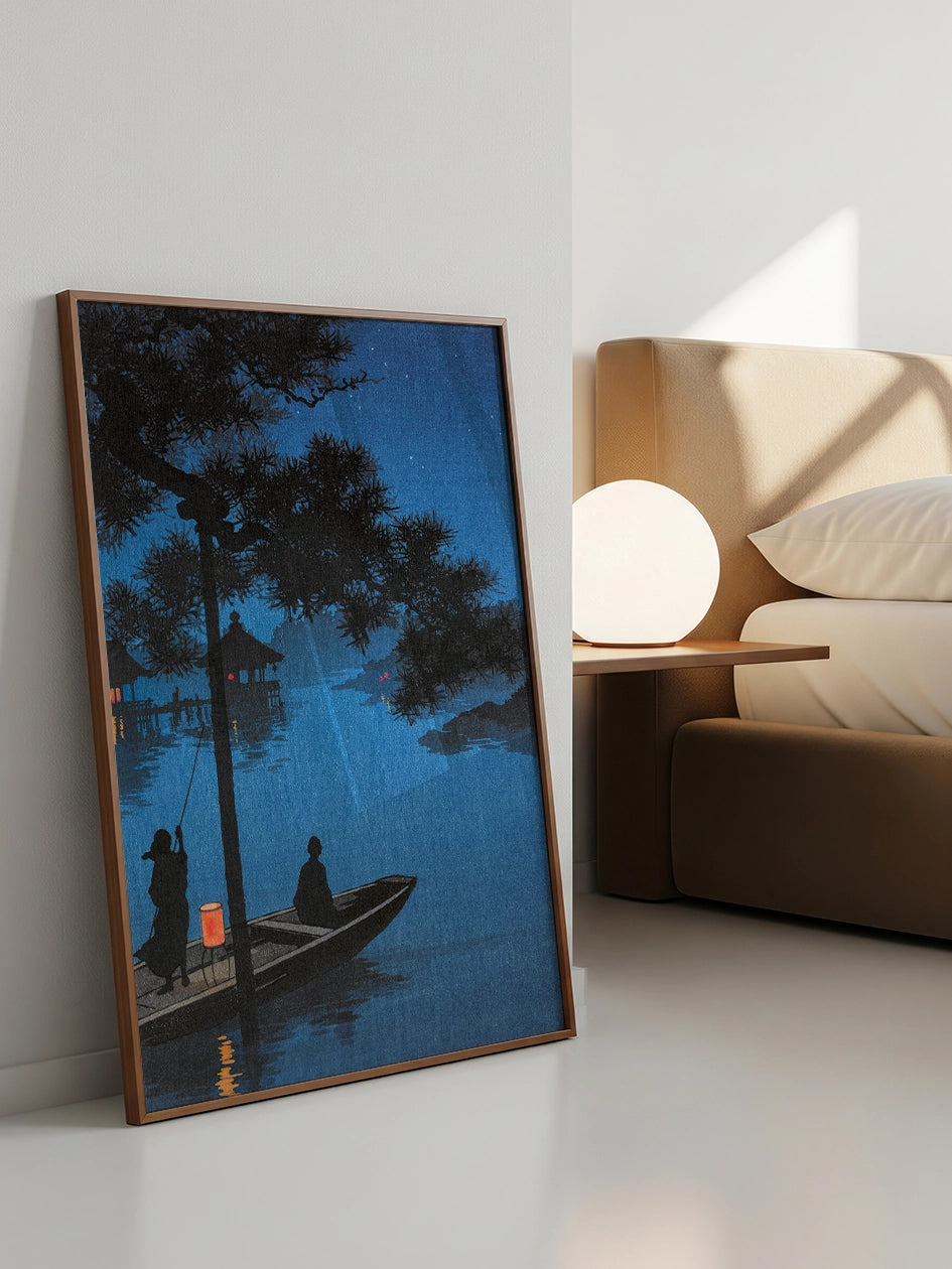 Koho, Stars over Biwa Lake - Art Print  Poster