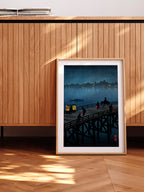Koho Shoda Ohashi Bridge at Atako - Art Print