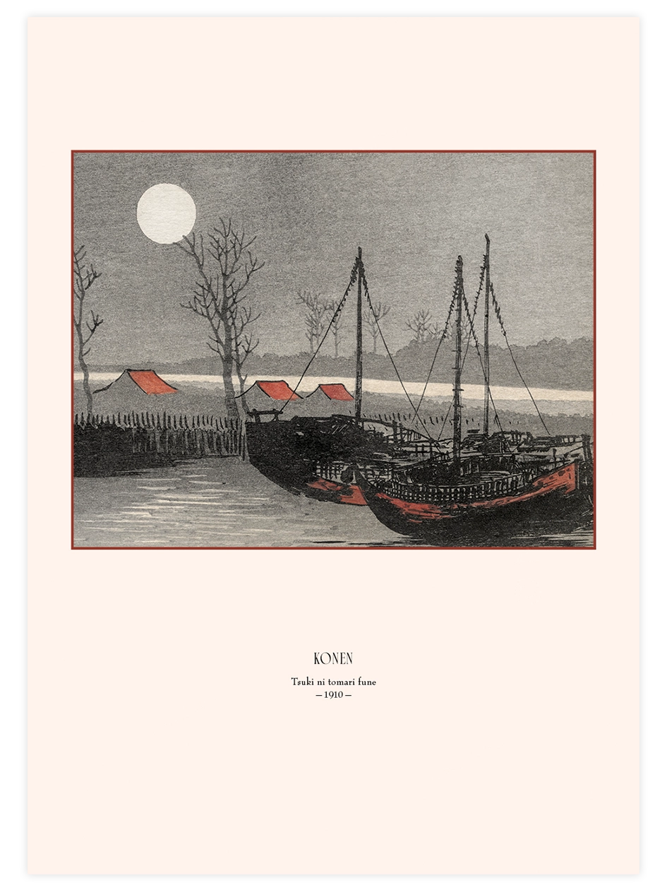 Konen, Boats and Houses - Art Print Ünlü Ressamlar Poster