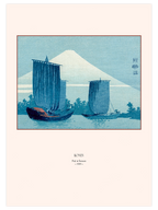 Konen, Sailboats and Mount Fuji - Art Print Ünlü Ressamlar Poster