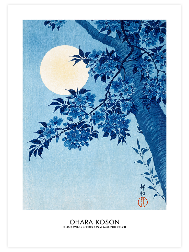 Ohara Koson Blossoming Cherry - Art Print