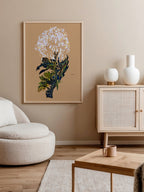 Egon Schiele White Chrysanthemum - Art Print