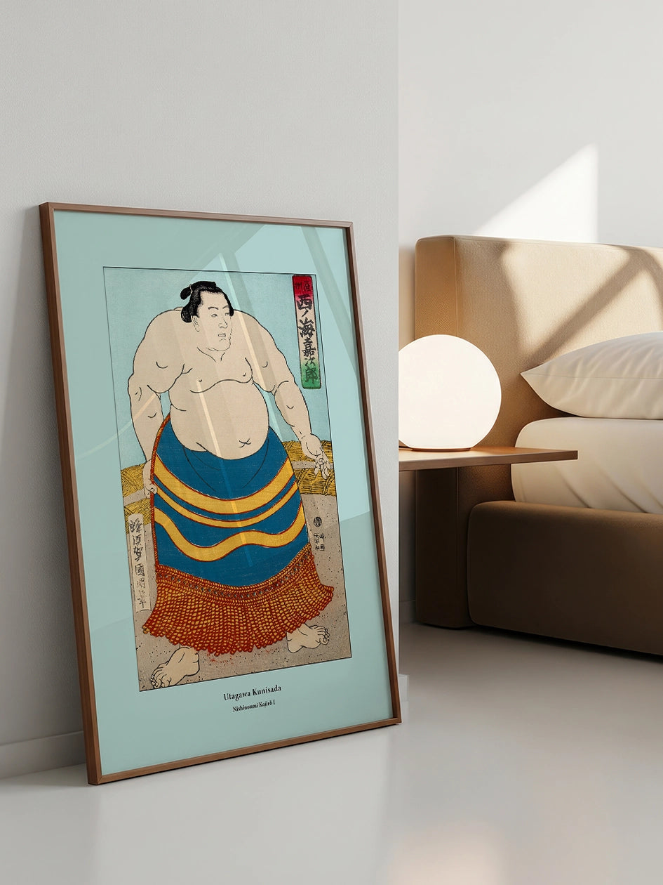 Kunisada, Nishinoumi Kajiro - Art Print  Poster