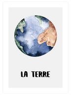 La Terre & La Lune - Poster Seti Duo
