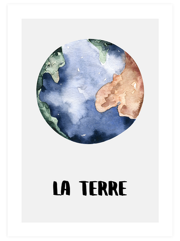 La Terre & La Lune - Poster Seti Duo
