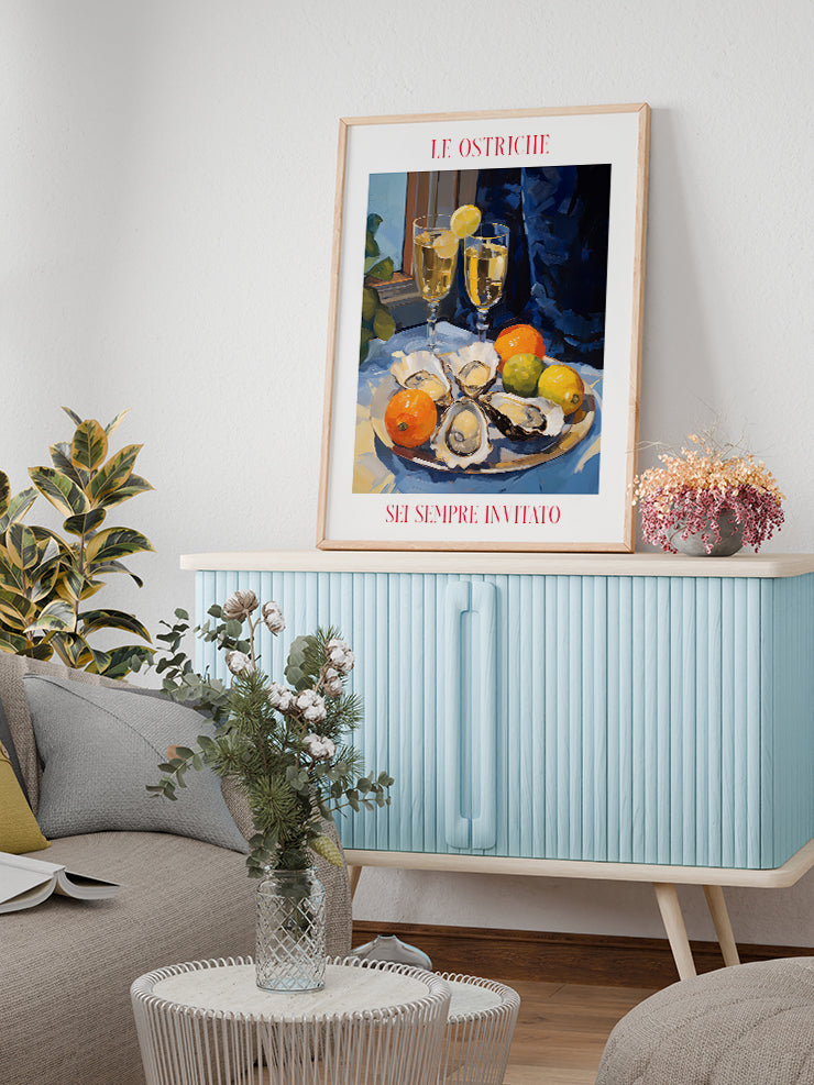 Le Ostriche N2 - Art Print Ürün ikincil görseli