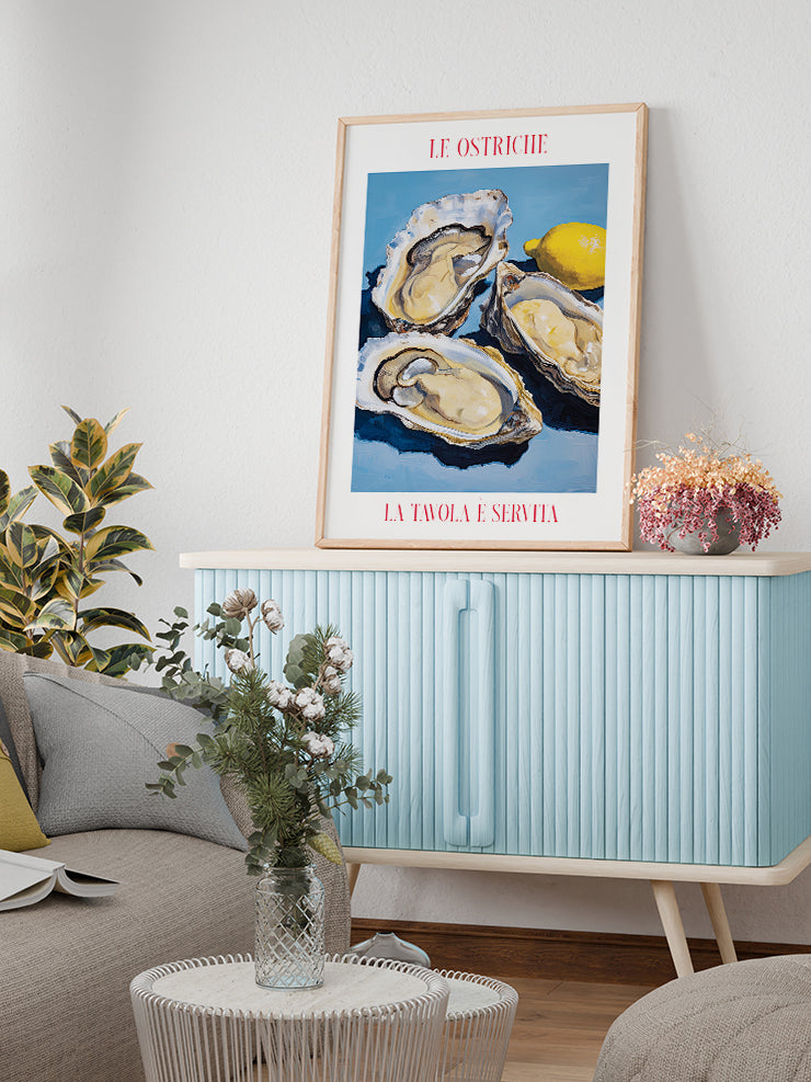 Le Ostriche - Art Print Ürün ikincil görseli