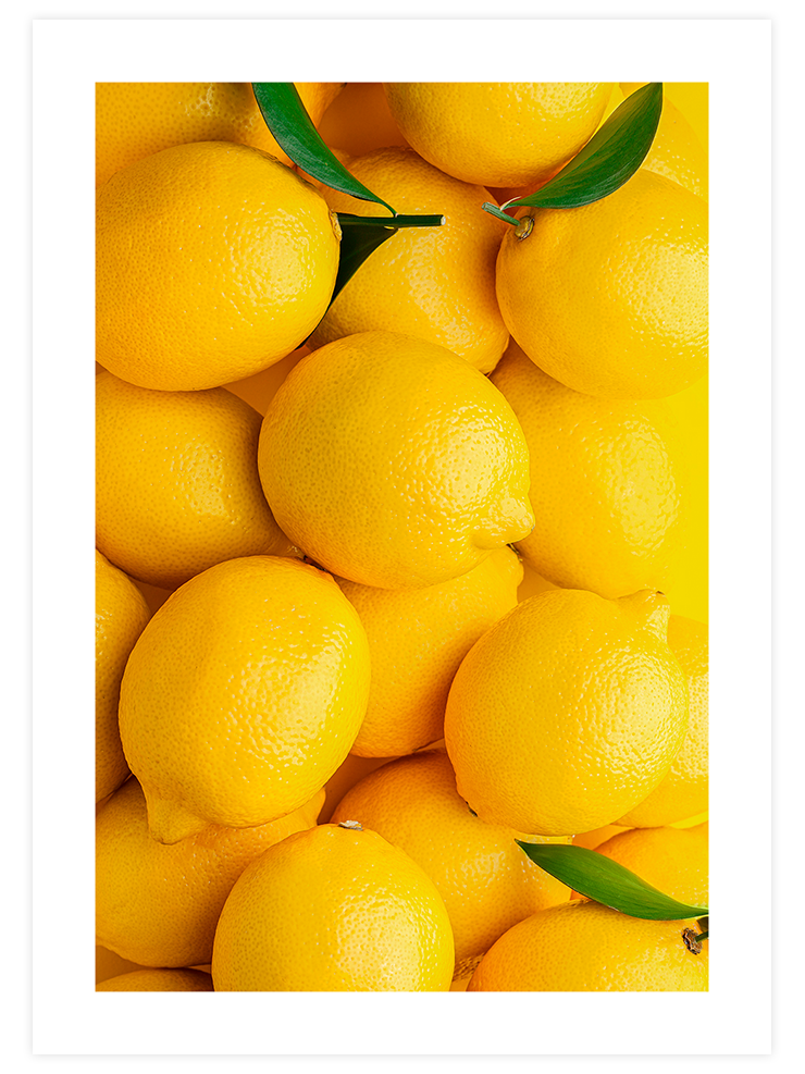 Sarı Limonlar - Art Print
