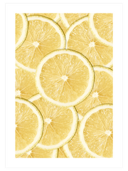 Limon Dilimleri Poster - Giclée Baskı