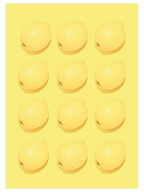 Sarı Sarı Limonlar - Art Print