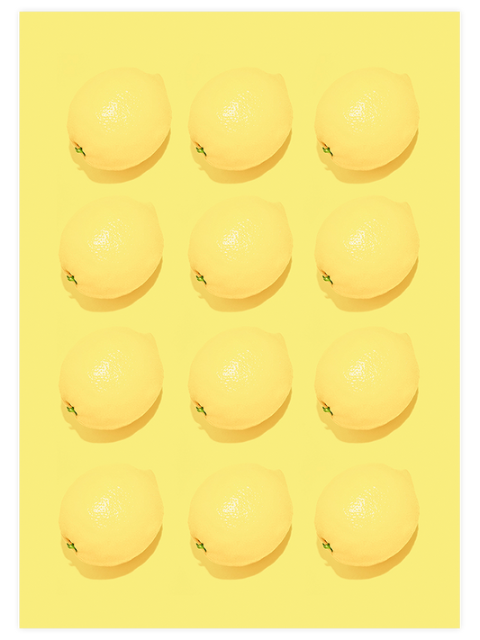 Sarı Sarı Limonlar Poster - Giclée Baskı