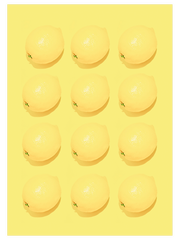 Sarı Sarı Limonlar Poster - Giclée Baskı