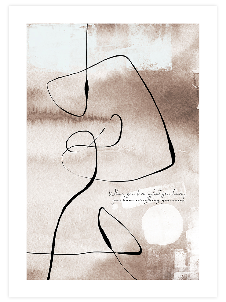 Abstract Lines N9 - Art Print