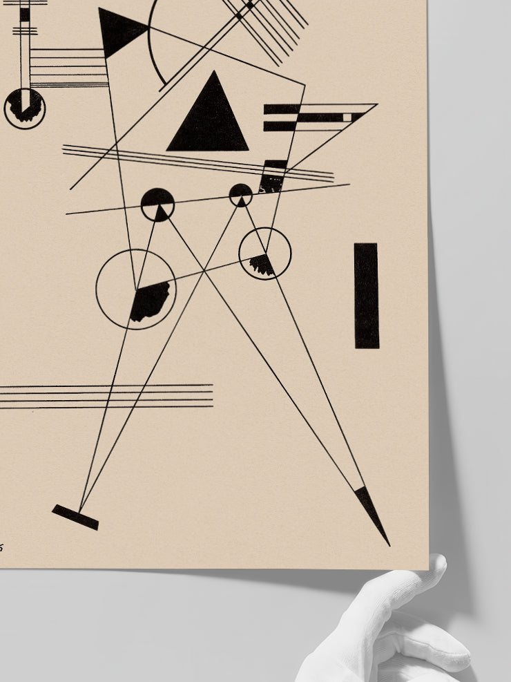 Kandinsky Lithography N1 - Art Print  Poster
