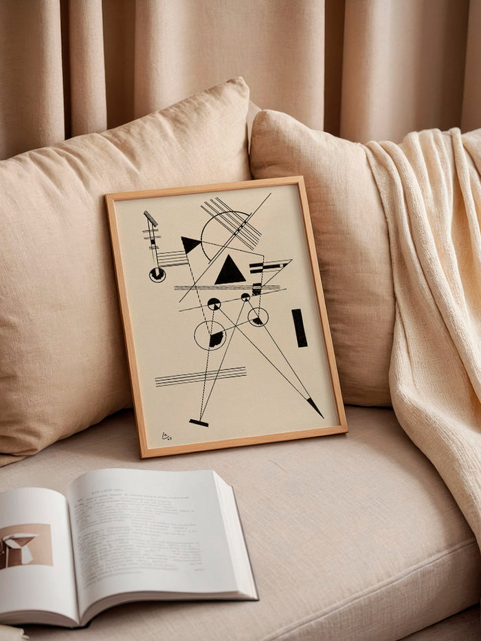 Kandinsky Lithography N1 - Art Print  Poster