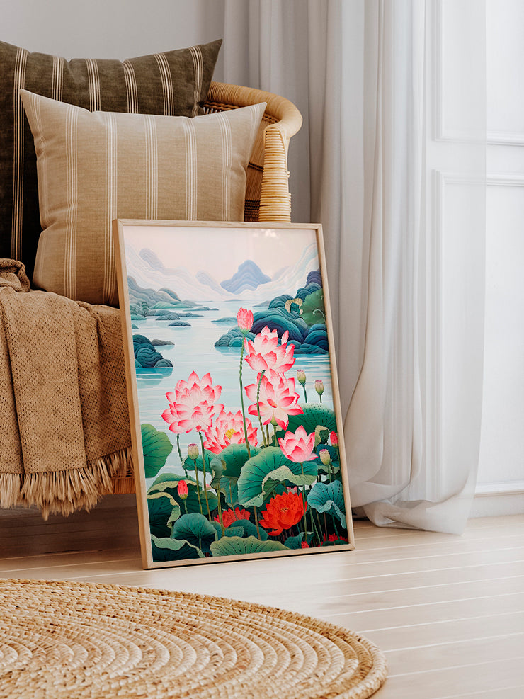 Lotus of Okinawa - Art Print  Poster
