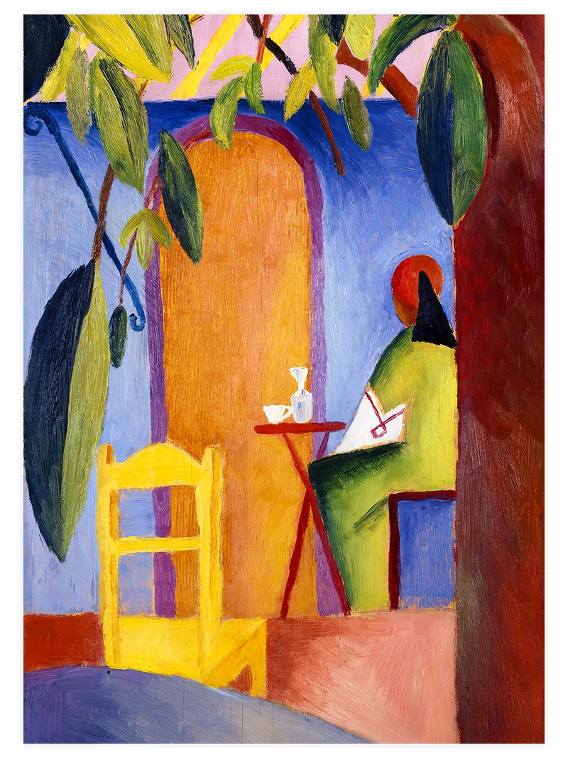 August Macke Turkish Coffee N°2 - Art Print