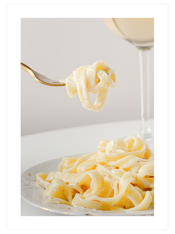 The Art Of Eating Pasta N2 - Art Print