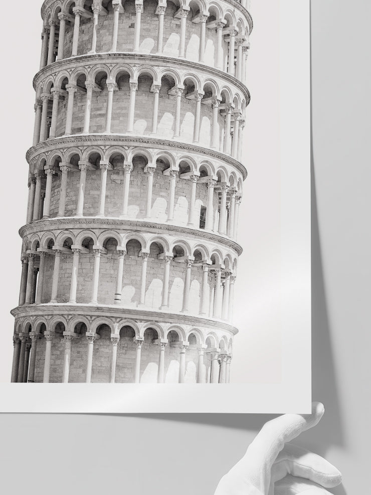 Pisa Kulesi N2 - Art Print  Poster