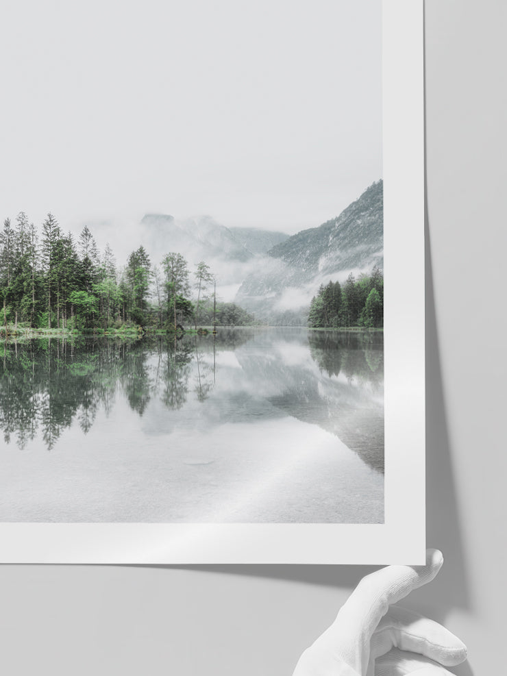 Göl Manzarası - Art Print