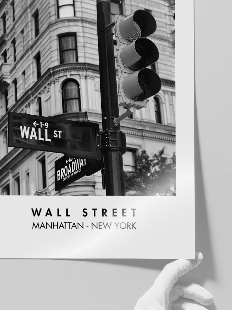 Wall Street - Art Print  Poster