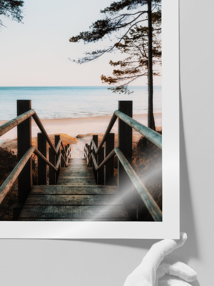 Sahile Doğru - Art Print