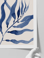 Blue Leaves - Art Print