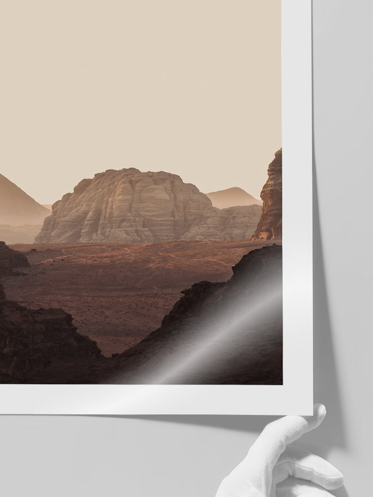 Çöl Dağları - Art Print