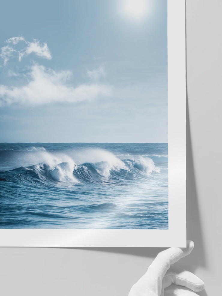 Waves - Art Print  Poster