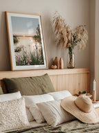 Huzurlu Gün Batımı - Art Print