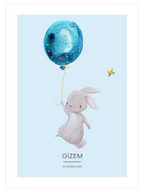 Uçan Tavşan Kişiye Özel - Art Print