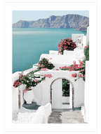 Santorini Manzarası - Art Print