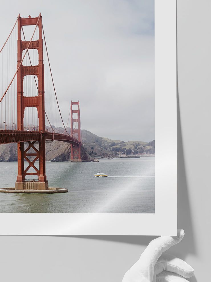 San Francisco Köprüsü - Art Print  Poster