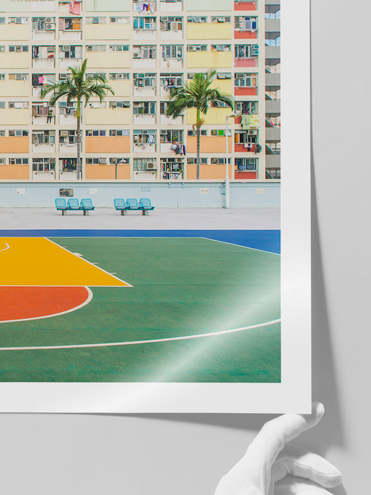Basket Sahası - Art Print  Poster