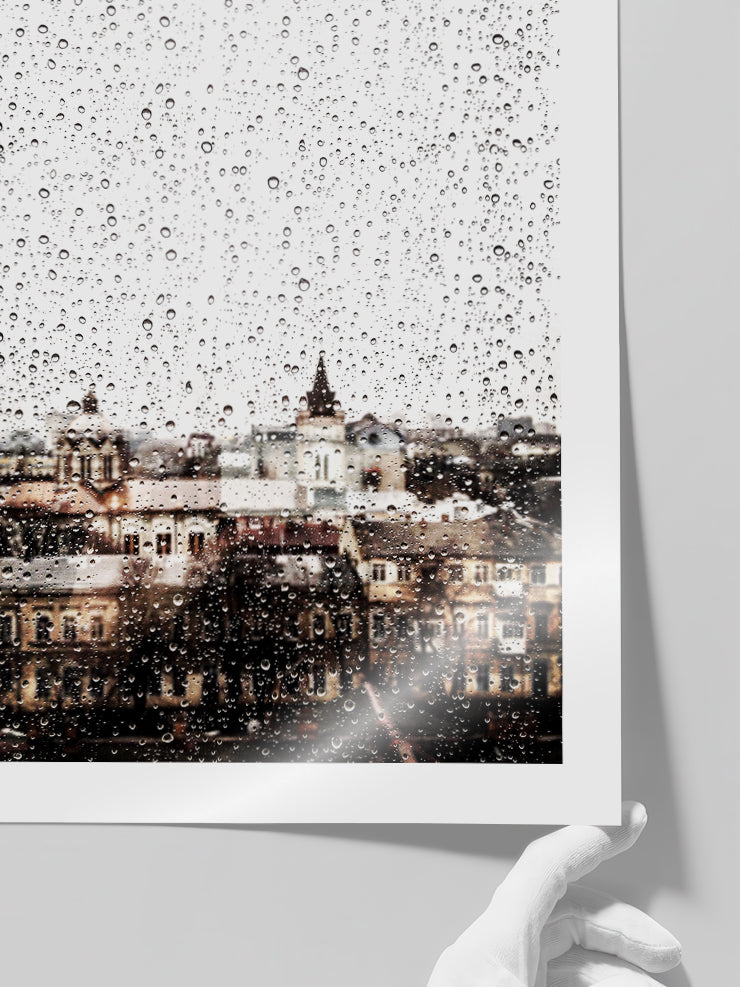 Yağmurlu Bi̇r Gün - Art Print  Poster