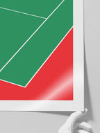 Teni̇s Kortu - Art Print