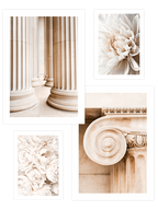 Beige Touch Poster Seti