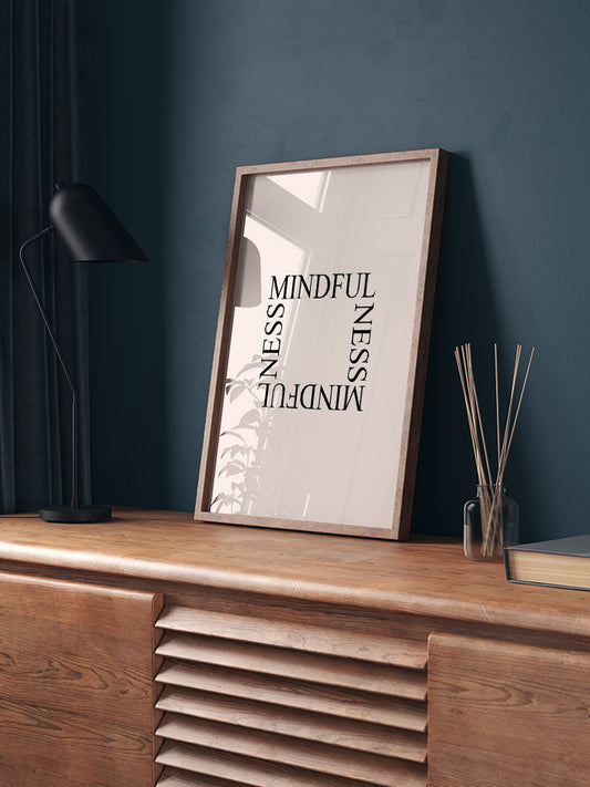 Mindfulness Poster - Giclée Baskı