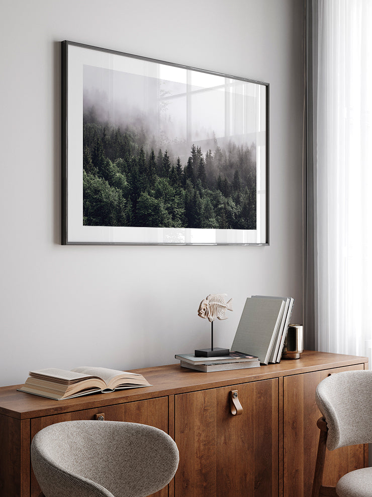 Minimalist Orman - Art Print Ürün ikincil görseli