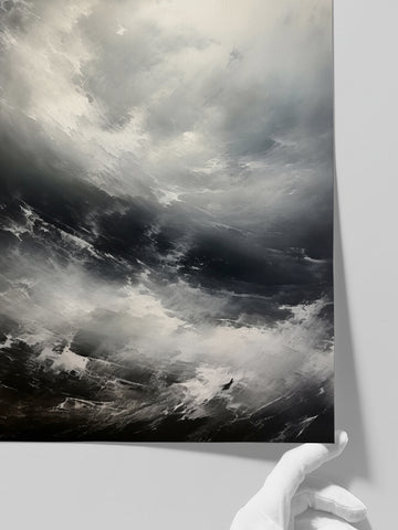 Denizin Yankıları - Art Print