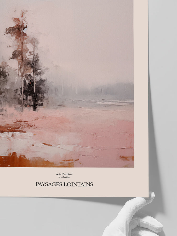Paysages Lointains N2 - Art Print  Poster
