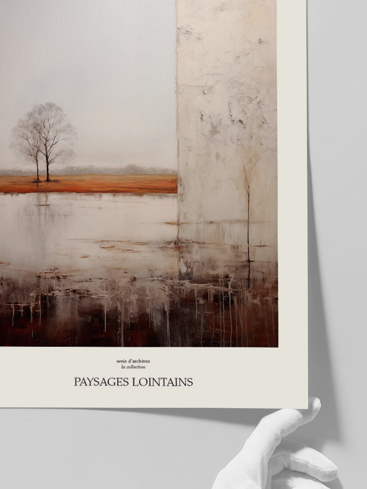 Paysages Lointains - Art Print  Poster