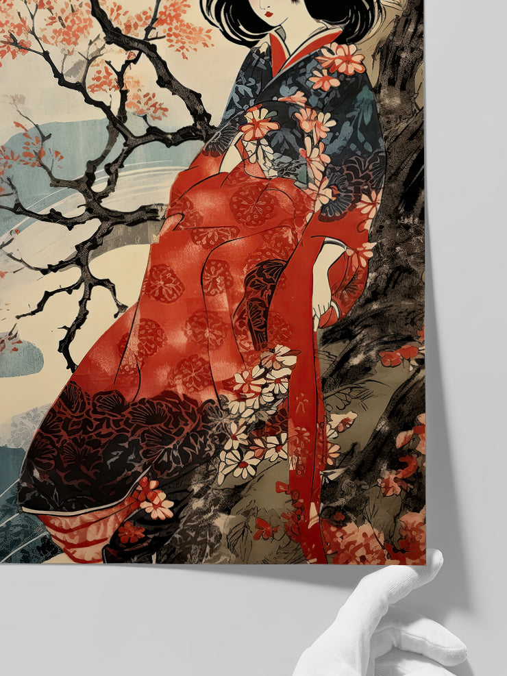 Spring in Kyoto - Art Print  Poster