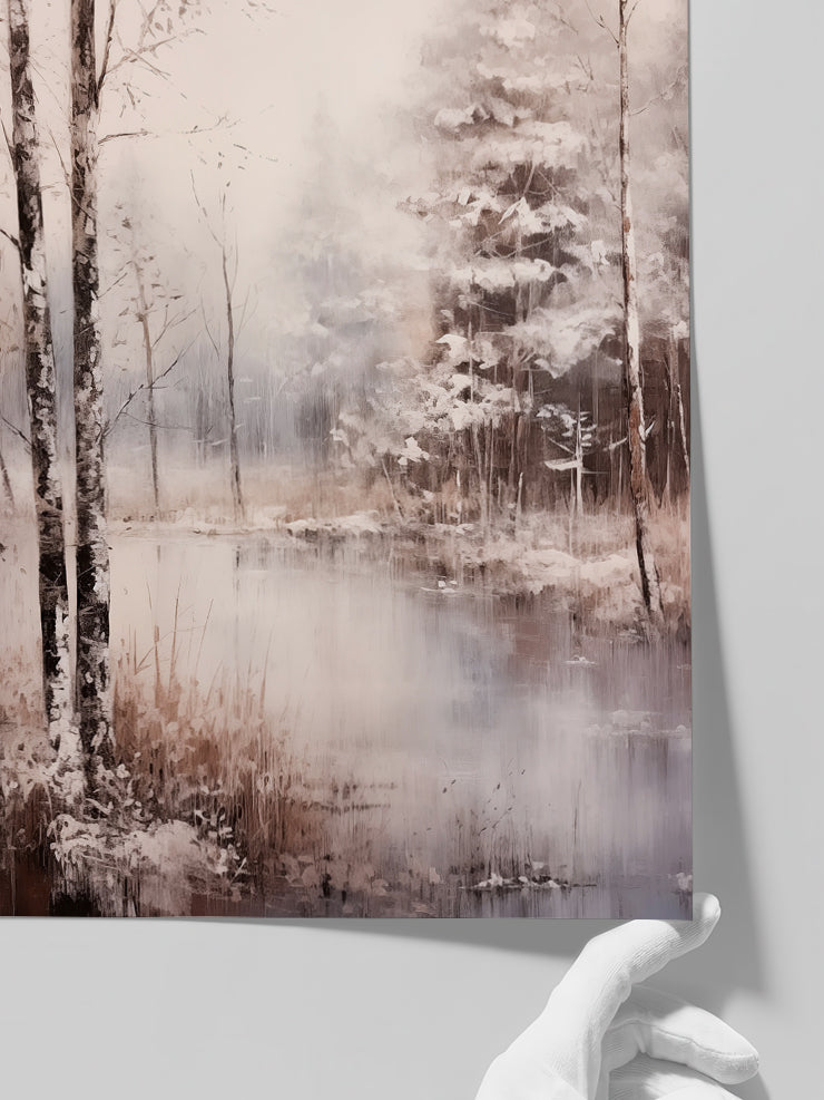 Kış Gün Doğumu - Art Print