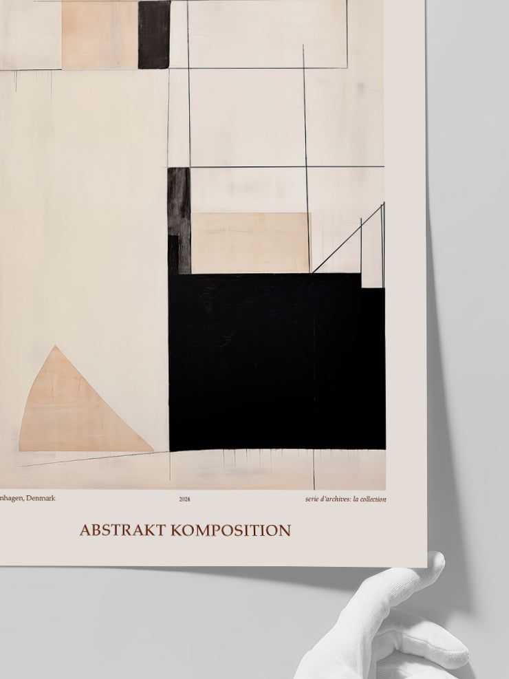 Abstrakt Komposition - Art Print  Poster