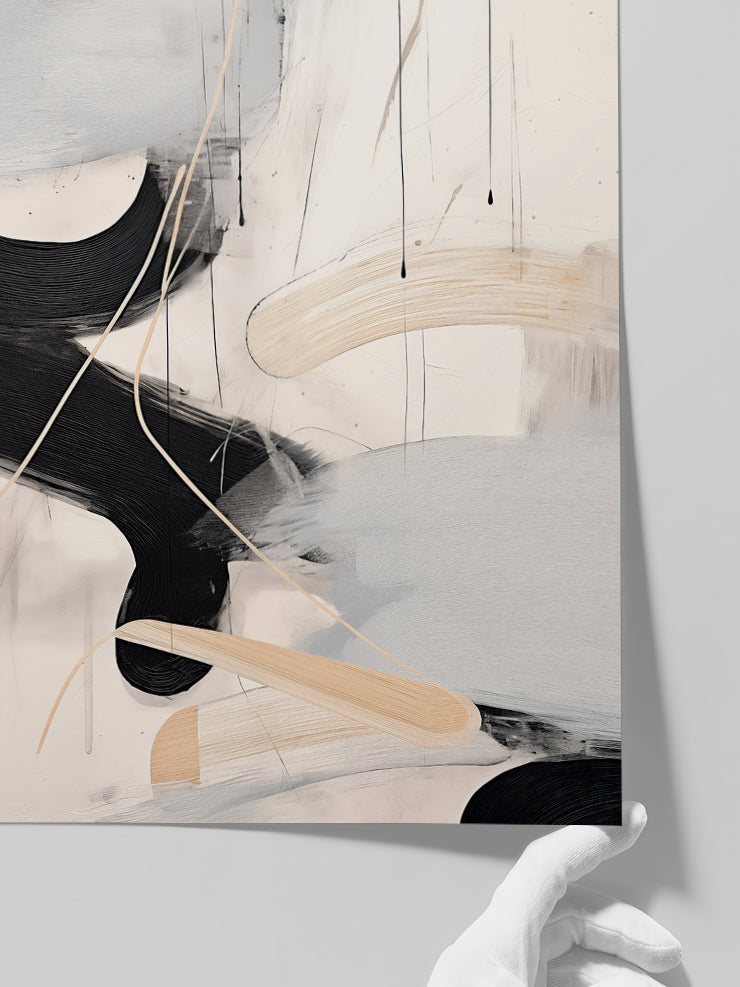 Mouvement N2 - Art Print  Poster