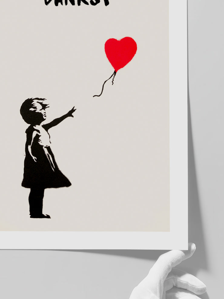 Banksy Girl with Balloon - Art Print  Poster