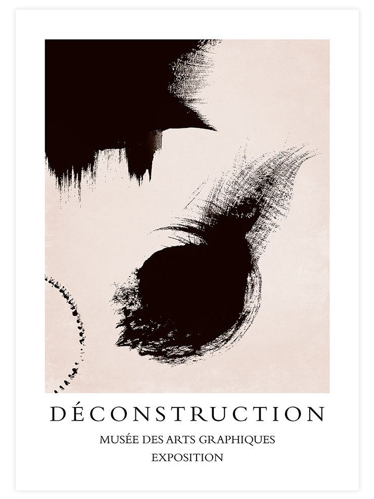 Déconstruction - Art Print Sanatsal Poster